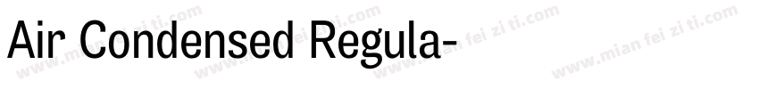 Air Condensed Regula字体转换